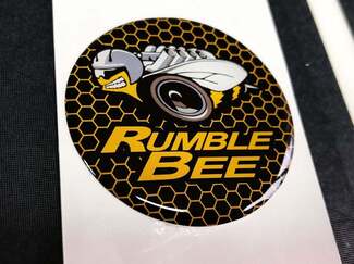 Bouton de démarrage du moteur Autocollants bombés avec emblème Rumble Bee

