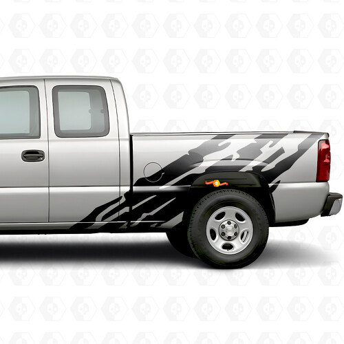 Bandes en vinyle dentelées pour côtés de lit Chevrolet Silverado 1500 GMT800 1999-2007