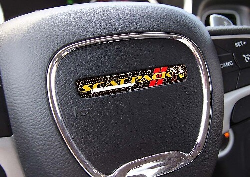 Décalque bombée de volant Style Scat Pack Bee pour Dodge Challenger Charger