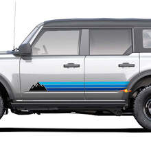 Retro Vintage Heritage Wave Rocker Panneer Decal Side Stripe Stripe Sticker Fit Toyota 4Runner 2
 2