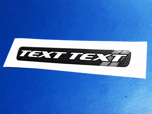 Scat Pack Style TEXT TEXT Grey Grille Texture Domed Strip — Autocollant vinyle (volant) pour Dodge Challenger