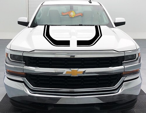2016 - 2018 Rally Edition Style Z71 Chevrolet Silverado CAPOT GRAPHIQUE
