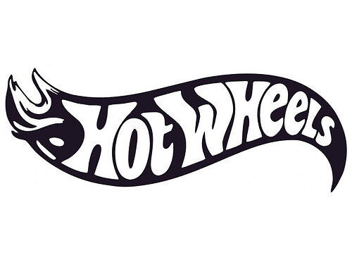 Autocollant Vinyle Universel Logo Hot Wheels