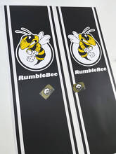 Dodge Ram Vinyl Racing Bed Side Stripe Rumble Bee Sticker Autocollant #38
 3