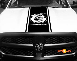 Dodge Ram 1500 Vinyle Decal HOOD Rumble Bee Stripe Stickers #42
