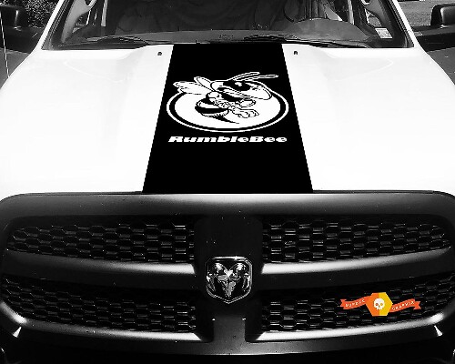 Dodge Ram 1500 Vinyle Decal HOOD Rumble Bee Stripe Stickers #45
