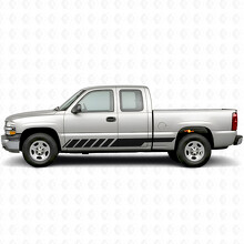 Bandes Vinyle Incliné pour Portière de Course et Bas de Caisse pour Chevrolet Silverado 1500 GMT800 1999-2007_2