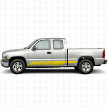 Bandes Vinyle Incliné pour Portière de Course et Bas de Caisse pour Chevrolet Silverado 1500 GMT800 1999-2007_3