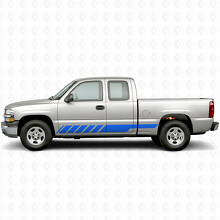 Bandes Vinyle Incliné pour Portière de Course et Bas de Caisse pour Chevrolet Silverado 1500 GMT800 1999-2007_5