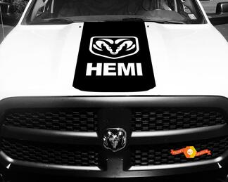 1500 2500 3500 Truck Vinyl Racing Stickers Stripe Hemi Ram Dodge Hood Stickers #76
