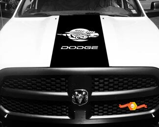 1500 2500 3500 Truck Vinyl Racing Stripe Dodge Ram Bee Hood Stickers Autocollants #79
