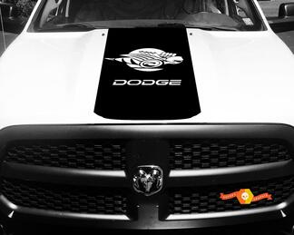 1500 2500 3500 Truck Vinyl Racing Stripe Dodge Ram Bee Hood Stickers Autocollants #80
