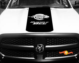 1500 2500 3500 Truck Vinyl Racing Stripe Dodge Rumble Bee Hood Stickers Autocollants #84
