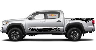 4 x Toyota Tacoma 2016-2019 (TRD OFF ROAD) PRO Sport side kit Vinyl Stickers Graphic sticker
