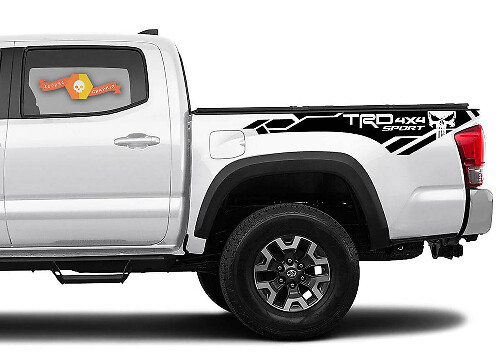Kit de décalcomanies latérales en vinyle TRD 4x4 Sport Punisher pour Toyota Tacoma 2016-2020