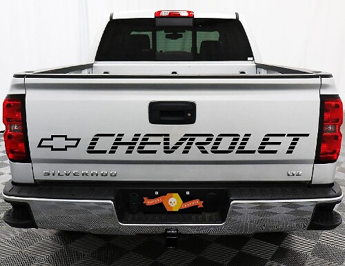 Décalcomanie en vinyle lettrage hayon Chevrolet pour camions Chevy