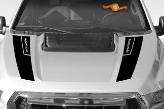 2X Ford F150 Raptor 2016-2018 Hood Vinyl Stickers graphiques rallye autocollant kit
