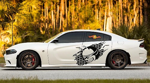 Autocollants vinyle latéraux Scat Pack pour Dodge Charger 2011-2020
