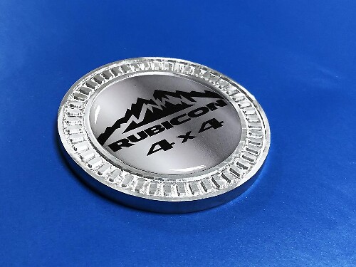 Badge 3D montagnes Rubicon 4x4, emblème latéral de lit en métal et aluminium pour Jeep Wrangler JL JK YJ TJ
