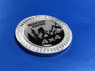 Badge 3D Bigfoot évalué 4x4, emblème latéral de lit en métal et aluminium pour Jeep Wrangler JL JK YJ TJ
