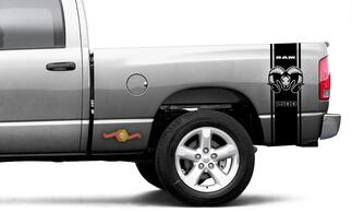 Dodge Ram HEMI 1500 Sticker autocollant vinyle graphique camion lit côté rayures décalcomanies – 2
