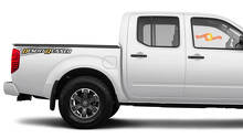 Paire d'autocollants en vinyle pour les côtés de benne avec motif de traces de pneu Desert Runner pour Nissan Frontier_2