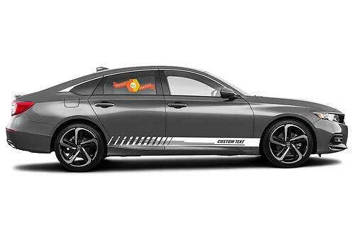 Autocollants en vinyle à rayures pour panneau de bascule de course, pour Honda Accord Sport
