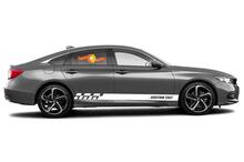 Autocollants en vinyle à rayures pour panneau de bascule de course, pour Honda Accord Sport
 4