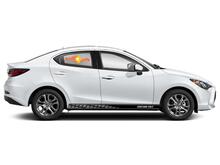 Autocollants en vinyle à rayures pour panneau à bascule de course pour Toyota Yaris
 2