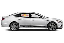 Autocollants en vinyle à rayures pour panneau à bascule de course pour Buick LaCrosse Essence
 2