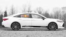 Autocollants en vinyle à rayures pour panneau à bascule de course pour Toyota Avalon
 2