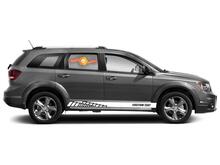 Autocollants en vinyle à rayures pour panneau à bascule de course pour Dodge Journey
 3