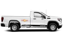 Autocollants en vinyle à rayures pour panneau à bascule de course pour GMC Sierra 1500
 3