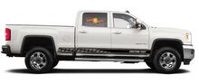 Autocollants en vinyle à rayures de panneau à bascule de course pour GMC Sierra 2500HD
 2