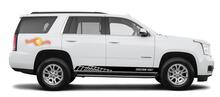 Autocollants en vinyle à rayures pour panneau à bascule de course pour GMC Yukon
 3
