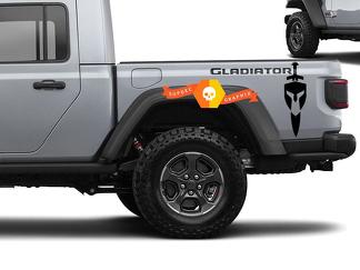 Paire d'autocollants Jeep Gladiator 2020 pour les deux côtés
