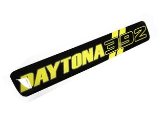 Un volant jaune Daytona 392 Challenger Charger emblème bombé décalcomanie
