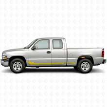 Bandes adhésives en vinyle à motif nid d'abeille pour porte et panneau latéral pour Chevrolet Silverado 1500 GMT800 1999-2007_3