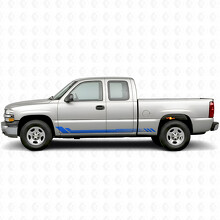 Bandes adhésives en vinyle à motif nid d'abeille pour porte et panneau latéral pour Chevrolet Silverado 1500 GMT800 1999-2007_5