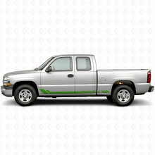 Bandes adhésives en vinyle à motif nid d'abeille pour porte et panneau latéral pour Chevrolet Silverado 1500 GMT800 1999-2007_6
