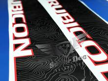 Paire de Sticker Carte Topographique Jeep WRANGLER JK UNLIMITED RUBICON RECON Sticker
 2