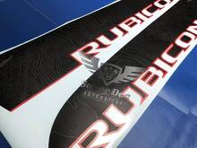 Paire de Sticker Carte Topographique Jeep WRANGLER JK UNLIMITED RUBICON RECON Sticker
 3