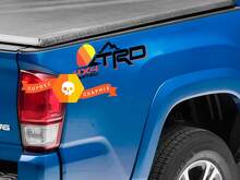 Autocollant en vinyle de style vintage TRD Mountains pour flanc de lit Toyota Tacoma_2