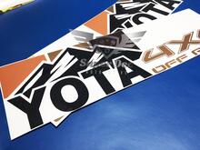 YOTA hors route Style ancien Style Vintage 4x4 PRO Sport hors route côté vinyle autocollants décalcomanie Toyota adapté à TRD
 2
