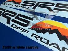 Set d'autocollants latéraux en vinyle de style vintage SR5 Off Road pour Toyota Tacoma Tundra 4Runner_2