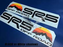 Set d'autocollants latéraux en vinyle de style vintage SR5 Off Road pour Toyota Tacoma Tundra 4Runner_3