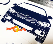 Autocollant autocollant BMW 3 4 F30 F32 F33 F36 Bayerische Motoren Werke AG
 3