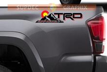 Autocollant vinyle de style drapeau TRD Colorado pour flanc de caisse Toyota Tacoma_2