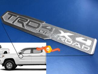 One TRD 4x4 Off Road Sport Pro Bro Badge en métal et aluminium, emblème de chevet en aluminium

