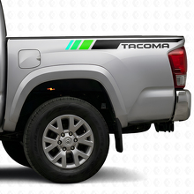 Kit d’autocollants vinyle bande latérale style Vintage TRD pour Toyota Tacoma_3